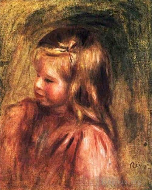 Pierre-Auguste Renoir Oil Painting - Portrait of coco
