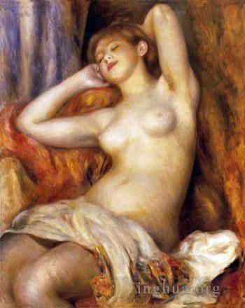 Pierre-Auguste Renoir Oil Painting - Sleeping bather