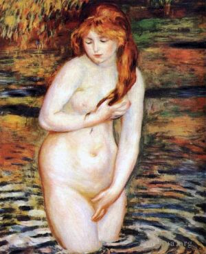Artist Pierre-Auguste Renoir's Work - The bather