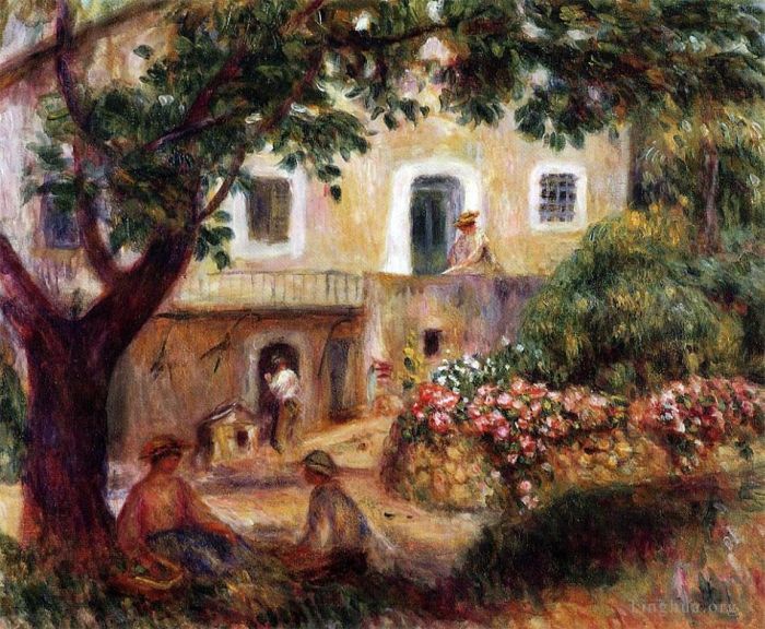 Pierre-Auguste Renoir Oil Painting - The farm