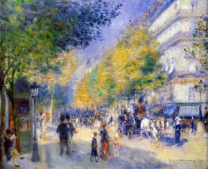 Artist Pierre-Auguste Renoir's Work - The Grands Boulevards
