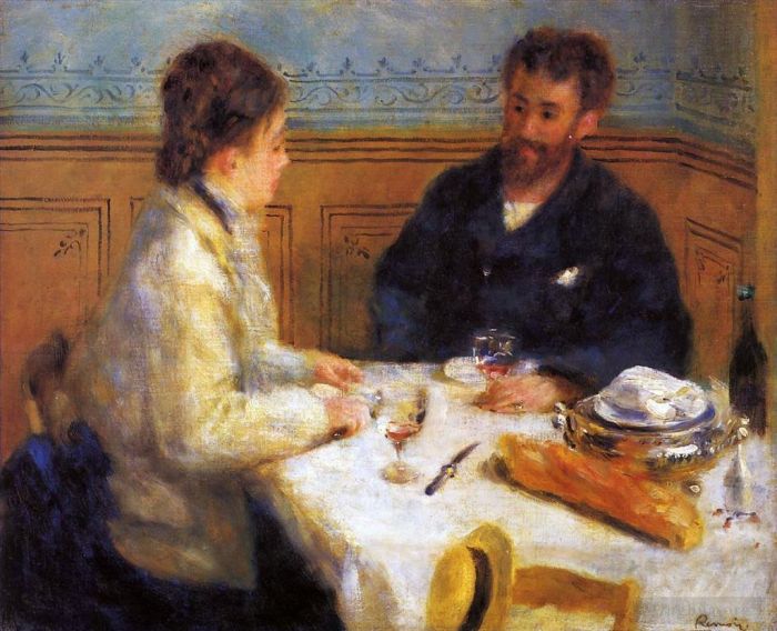 Pierre-Auguste Renoir Oil Painting - The luncheon