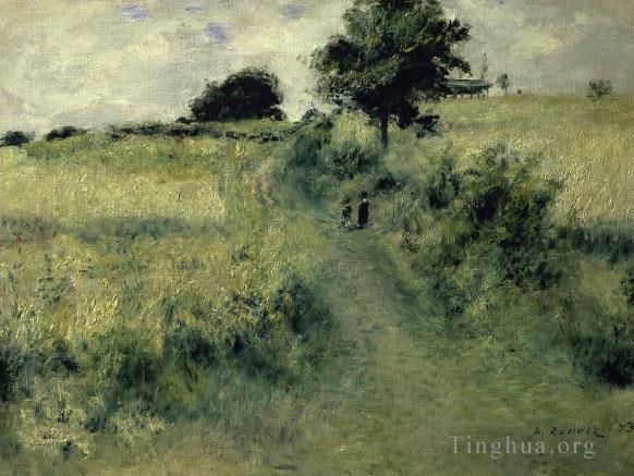 Pierre-Auguste Renoir Oil Painting - The meadow