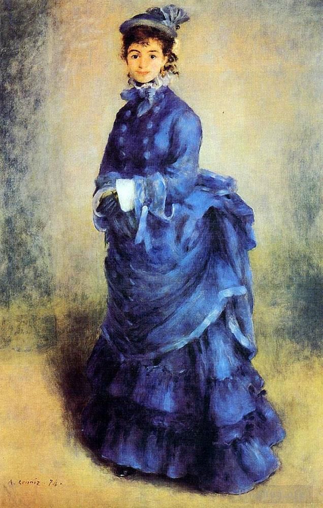 Pierre-Auguste Renoir Oil Painting - The parisian