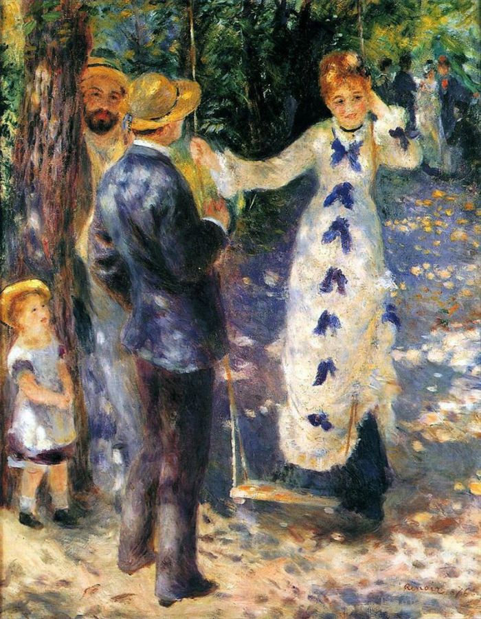 Pierre-Auguste Renoir Oil Painting - The swing