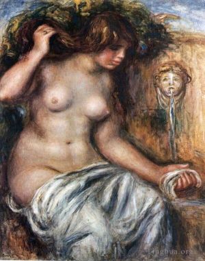 Artist Pierre-Auguste Renoir's Work - Woman at the fountain