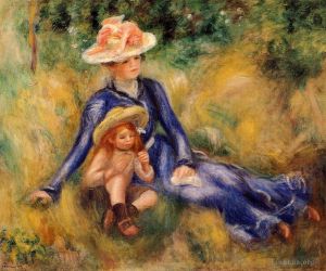 Artist Pierre-Auguste Renoir's Work - Yvonne and jean