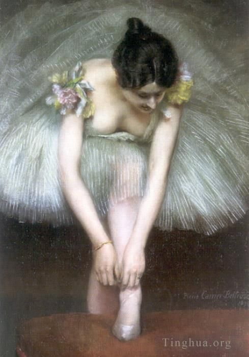 Pierre Carrier-Belleuse Oil Painting - Before the Ballet 189ballet dancer