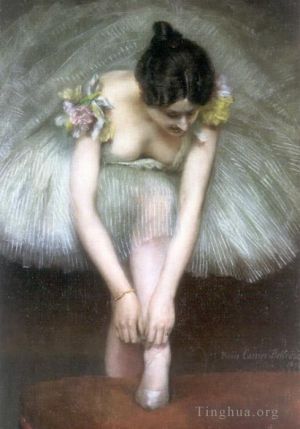 Artist Pierre Carrier-Belleuse's Work - Before the Ballet 189ballet dancer