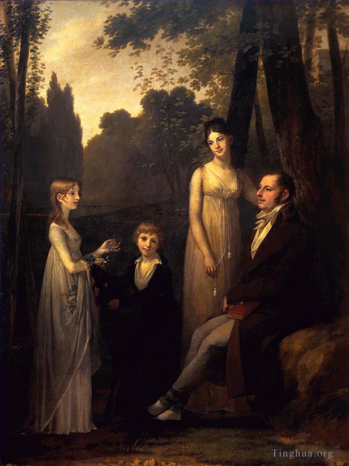 Pierre-Paul Prud'hon Oil Painting - The Schimmelpenninck Family