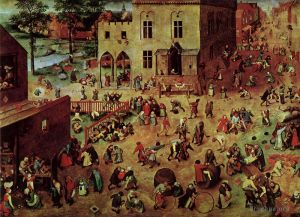 Artist Pieter Brueghel the Elder's Work - Childrens Games
