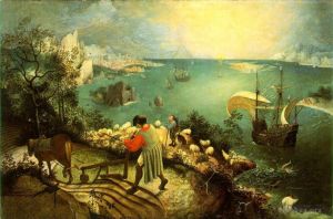 Artist Pieter Brueghel the Elder's Work - Landscape With The Fall Of Icarus