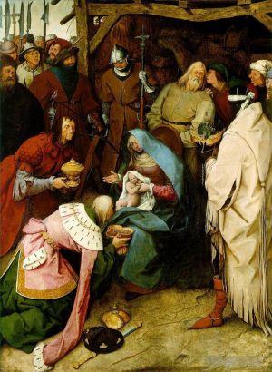 Artist Pieter Brueghel the Elder's Work - The Adoration Of The Kings
