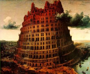 Artist Pieter Brueghel the Elder's Work - The Little Tower Of Babel