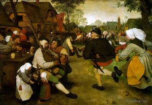 Artist Pieter Brueghel the Elder's Work - The Peasant Dance