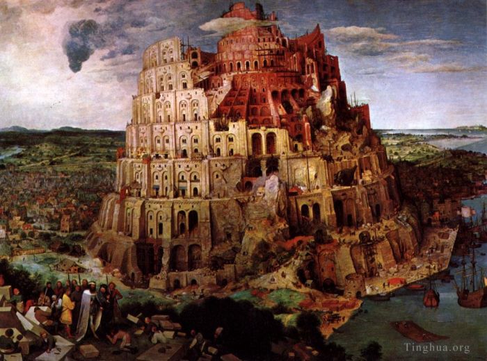 Pieter Brueghel the Elder Oil Painting - The Tower of Babel
