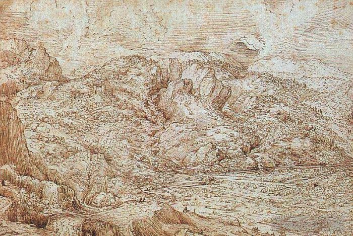Pieter Brueghel the Elder Various Paintings - Landscape Of The Alps