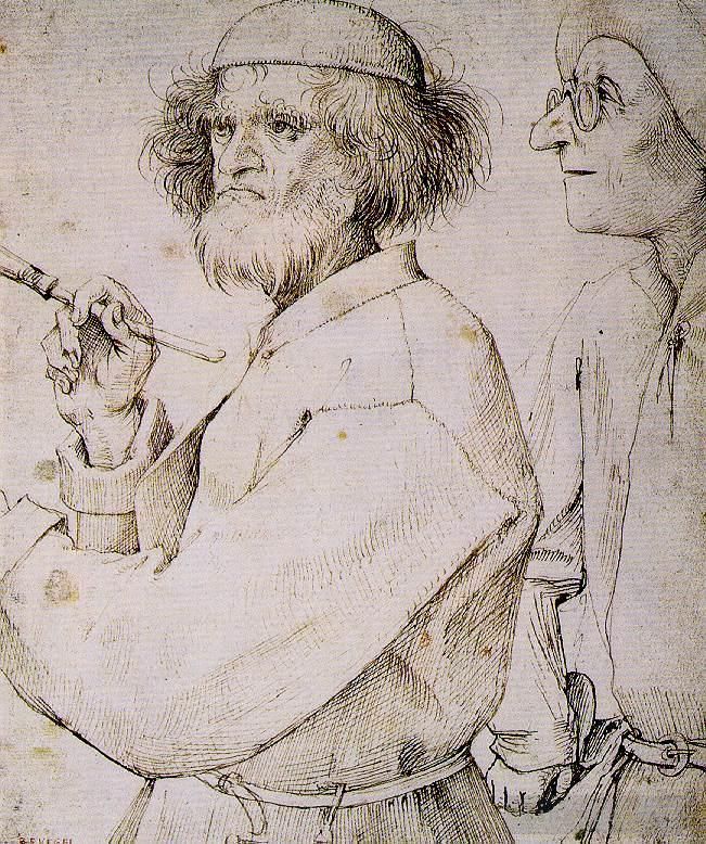 Pieter Brueghel the Elder Various Paintings - The Painter And The Buyer