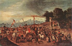 Artist Pieter Bruegel the Younger's Work - Crucifixion