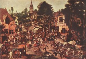 Artist Pieter Bruegel the Younger's Work - Village Feast