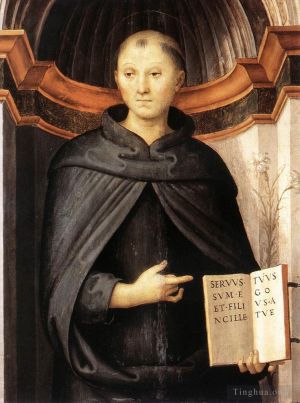 Artist Pietro Perugino's Work - St Nicholas of Tolentino 1507