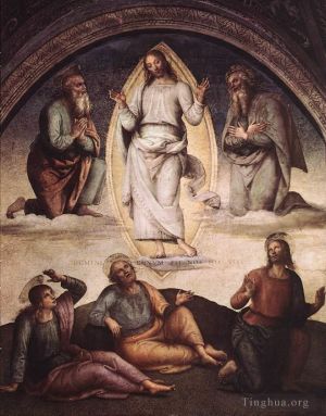 Artist Pietro Perugino's Work - The Transfiguration 1498