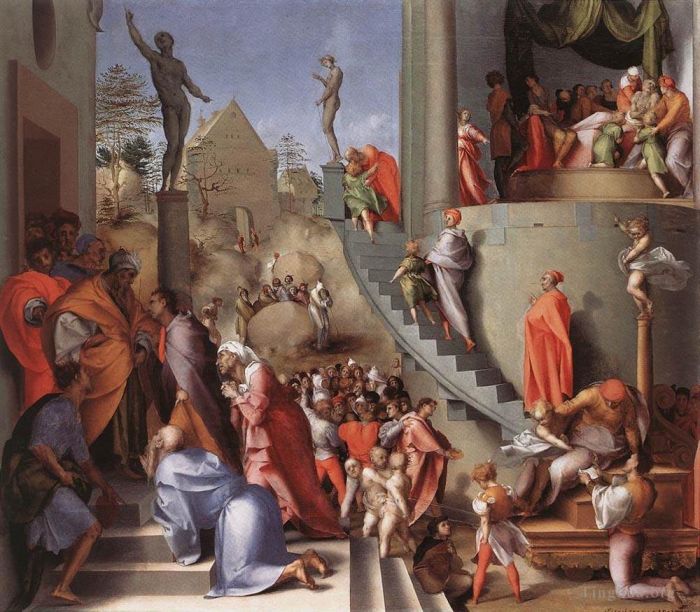 Jacopo da Pontormo Oil Painting - Joseph In Egypt