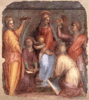 Antique Various Paintings - Sacra Conversazione