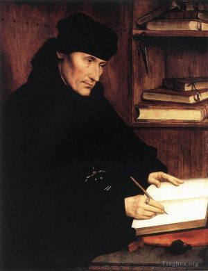 Artist Quentin Matsys's Work - Portrait of Erasmus of Rotterdam