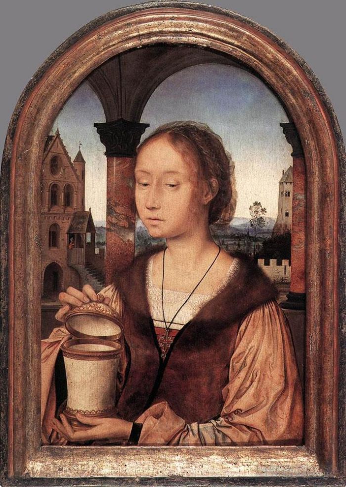 Quentin Matsys Oil Painting - St Mary Magdalene