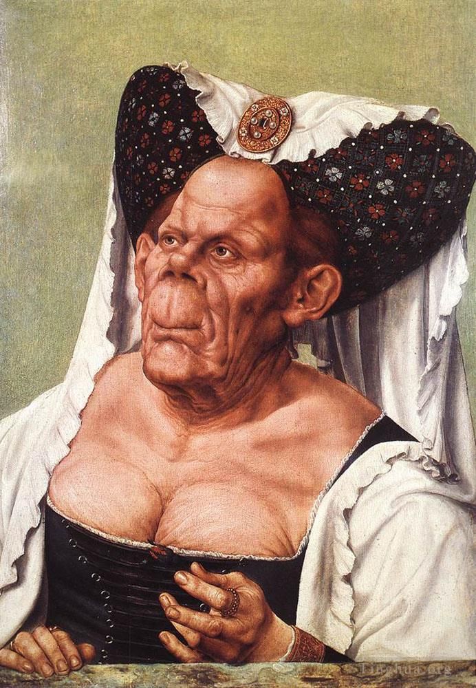 Quentin Matsys Oil Painting - The Ungly Duchess