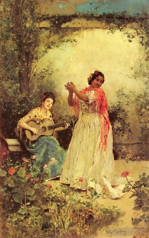 Raimundo de Madrazo y Garreta Oil Painting - Bella y Canto