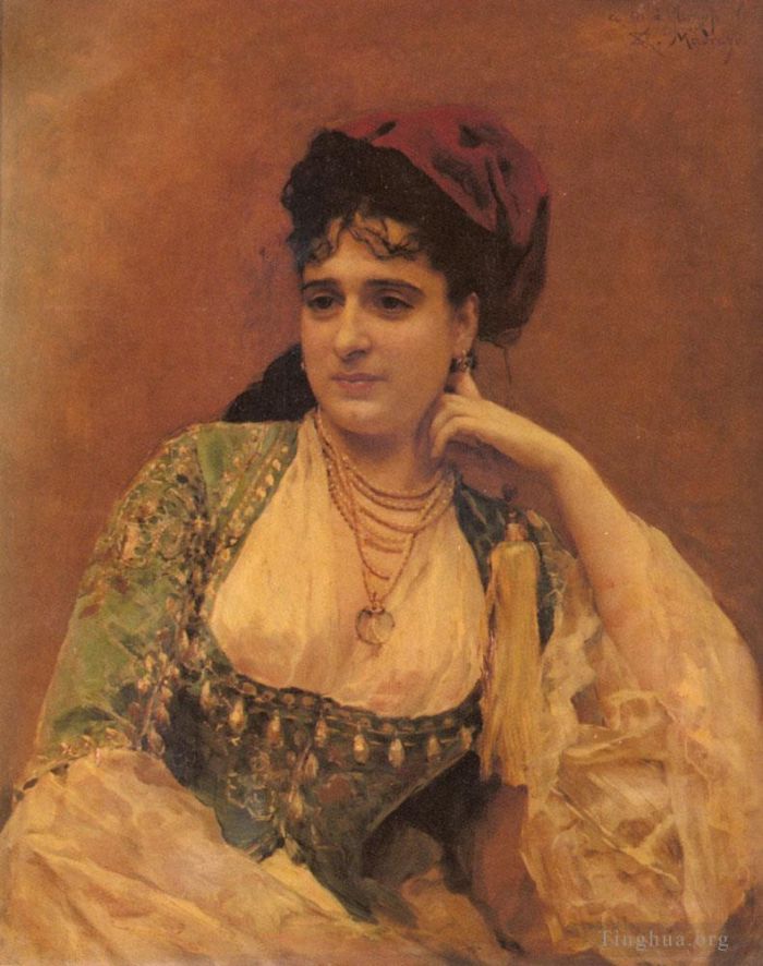 Raimundo de Madrazo y Garreta Oil Painting - Portrait Of A Lady