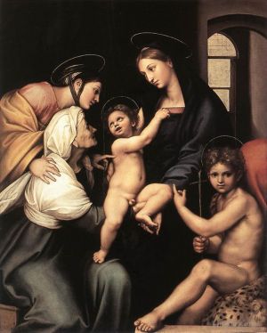 Artist Raphael's Work - Madonna dell Impannata