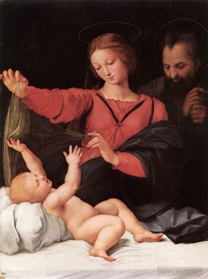 Artist Raphael's Work - Madonna of Loreto Madonna del Velo