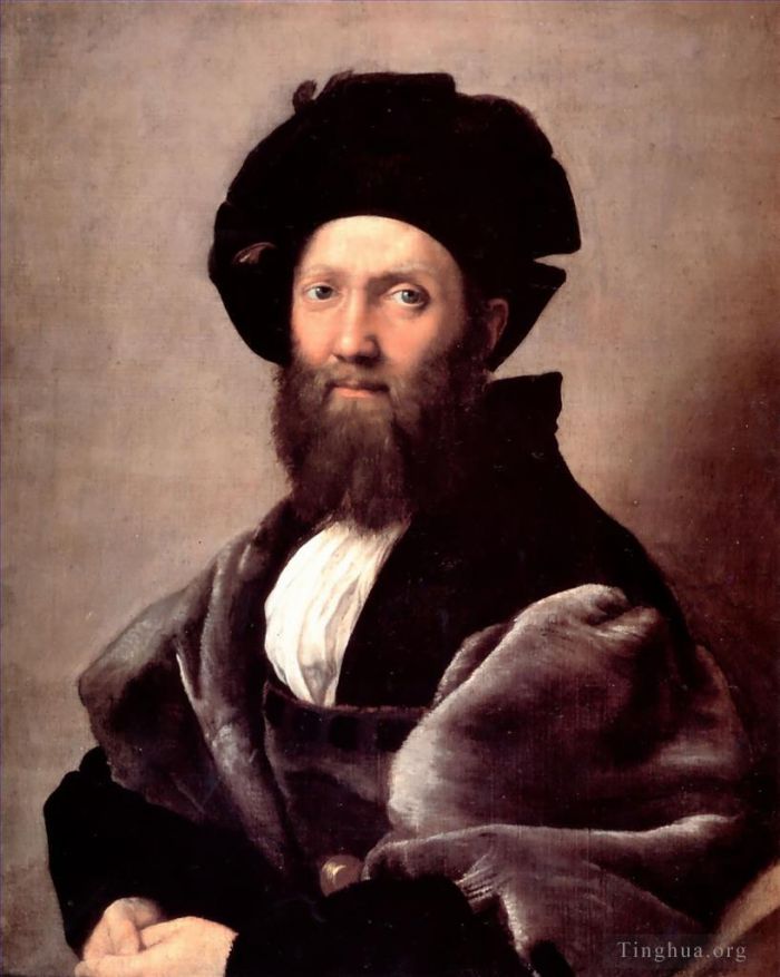Raphael Oil Painting - Portrait of Baldassare Castiglione