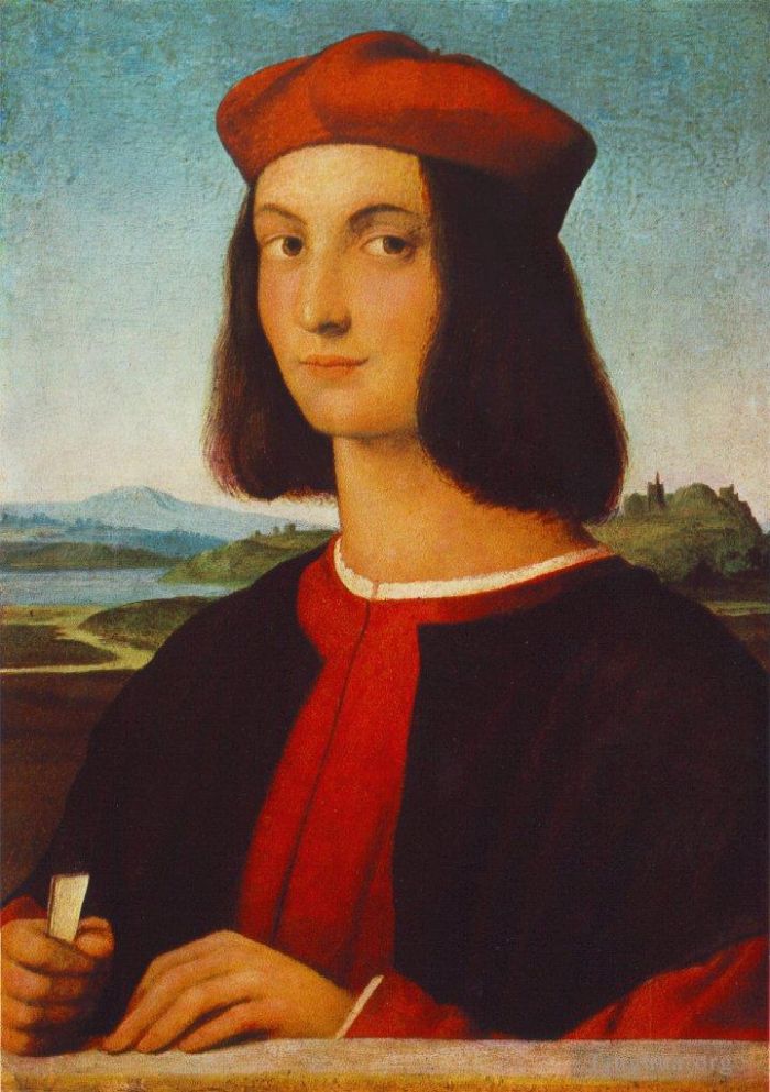 Raphael Oil Painting - Portrait of Pietro Bembo