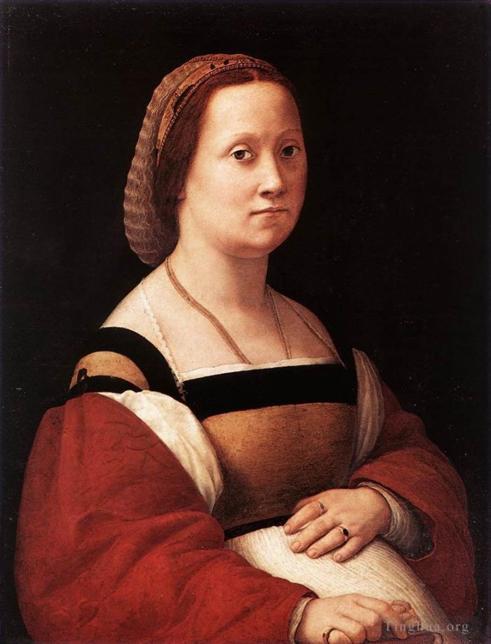 Raphael Oil Painting - Portrait of a Woman La Donna Gravida