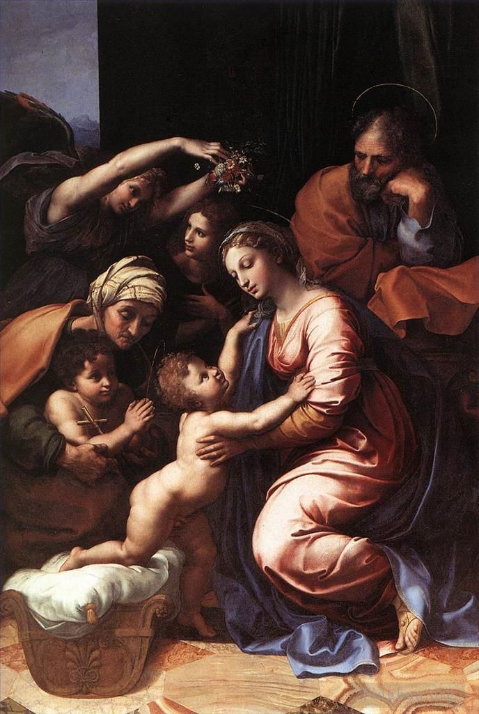 Raphael Oil Painting - The Holy Family