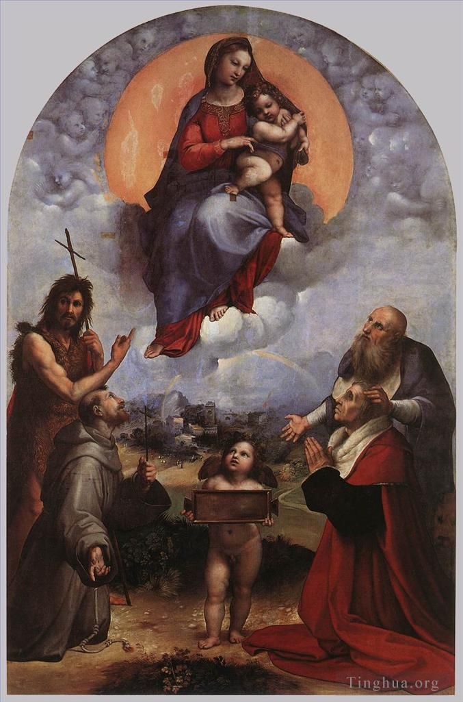 Raphael Oil Painting - The Madonna of Foligno