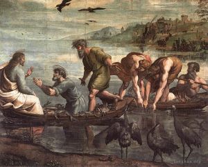 Artist Raphael's Work - The Miraculous Draught of Fishes