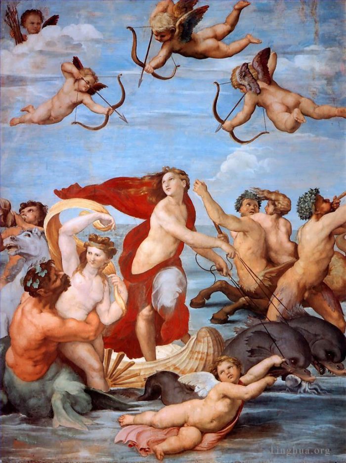 Raphael Various Paintings - Galatea 2