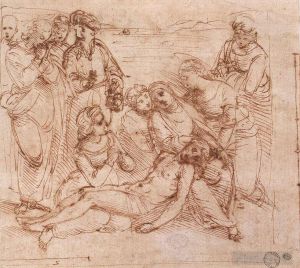 Artist Raphael's Work - Lamentation over the Dead Christ
