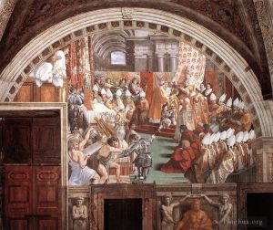 Artist Raphael's Work - The Coronation of Charlemagne