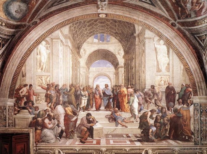 Raphael Various Paintings - The School of Athens