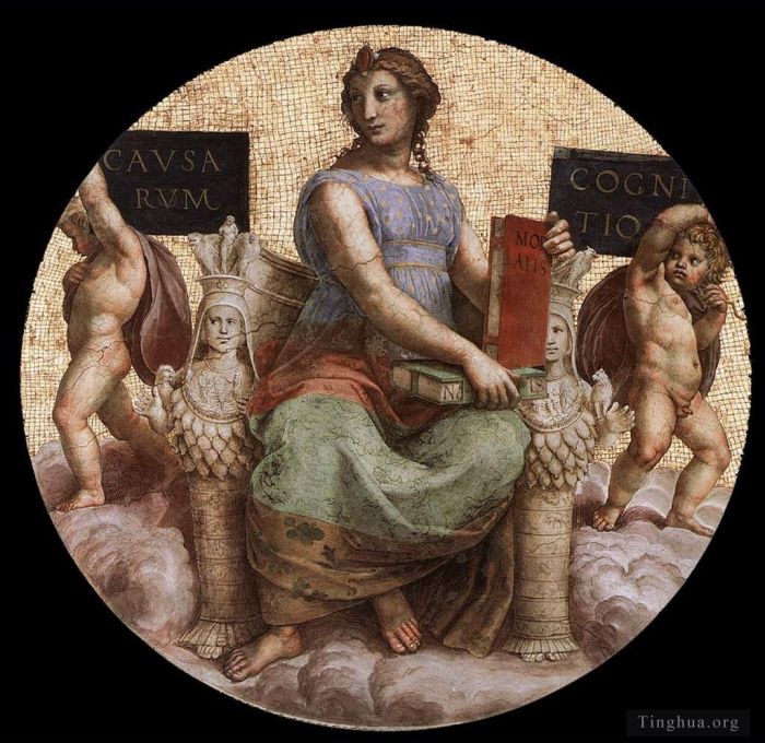 Raphael Various Paintings - The Stanza della Segnatura Philosophy