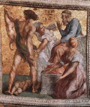 Artist Raphael's Work - The Stanza della Segnatura The Judgment of Solomon