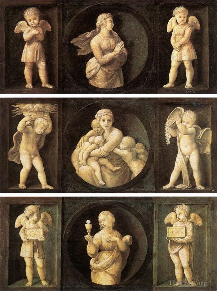 Raphael Various Paintings - Theological Virtues