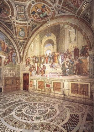 Artist Raphael's Work - View of the Stanza della Segnatura
