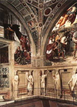 Artist Raphael's Work - View of the Stanza di Eliodoro